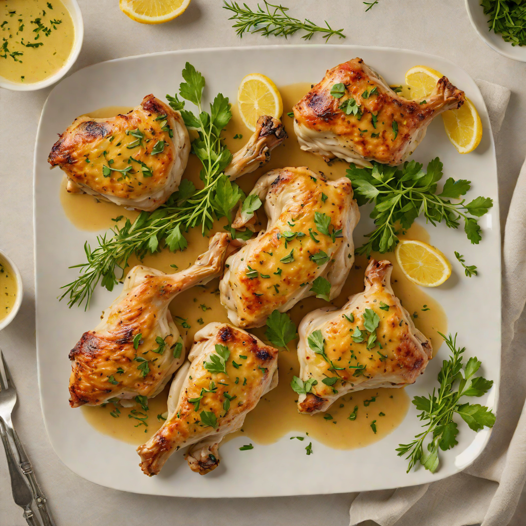 Oven-Baked Herb Butter Chicken Thighs