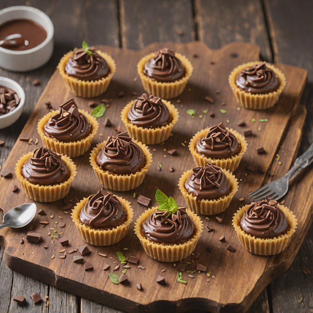 No-Bake Nutella Cheesecake Cups with Chocolate Ganache