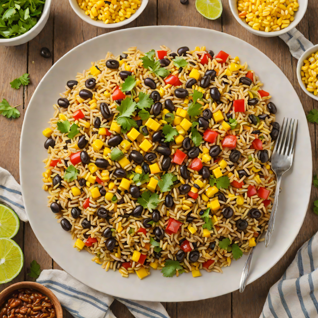 One-Pot Spiced Mexican Rice with Black Beans and Corn