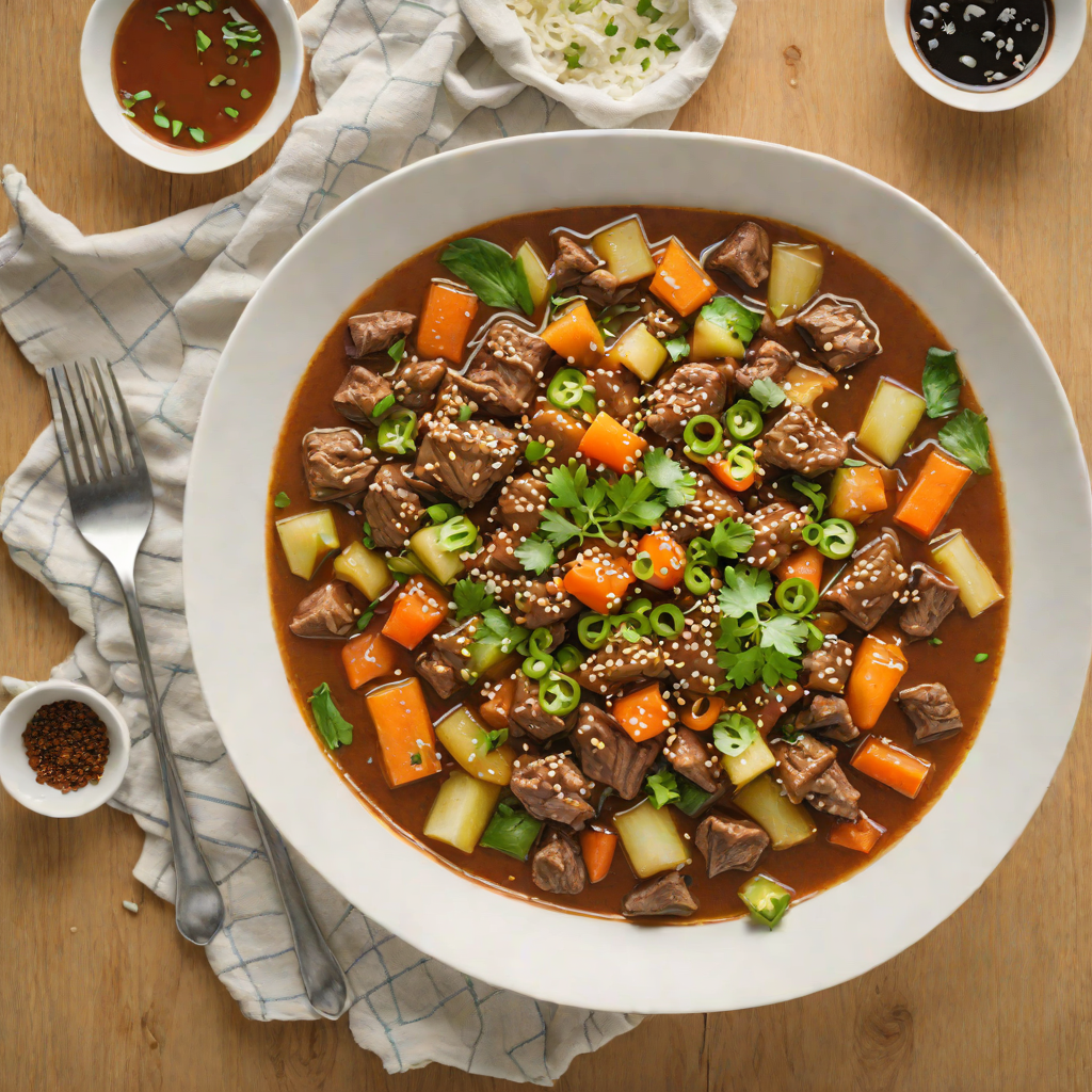 Instant Pot Korean-Inspired Beef and Vegetable Stew