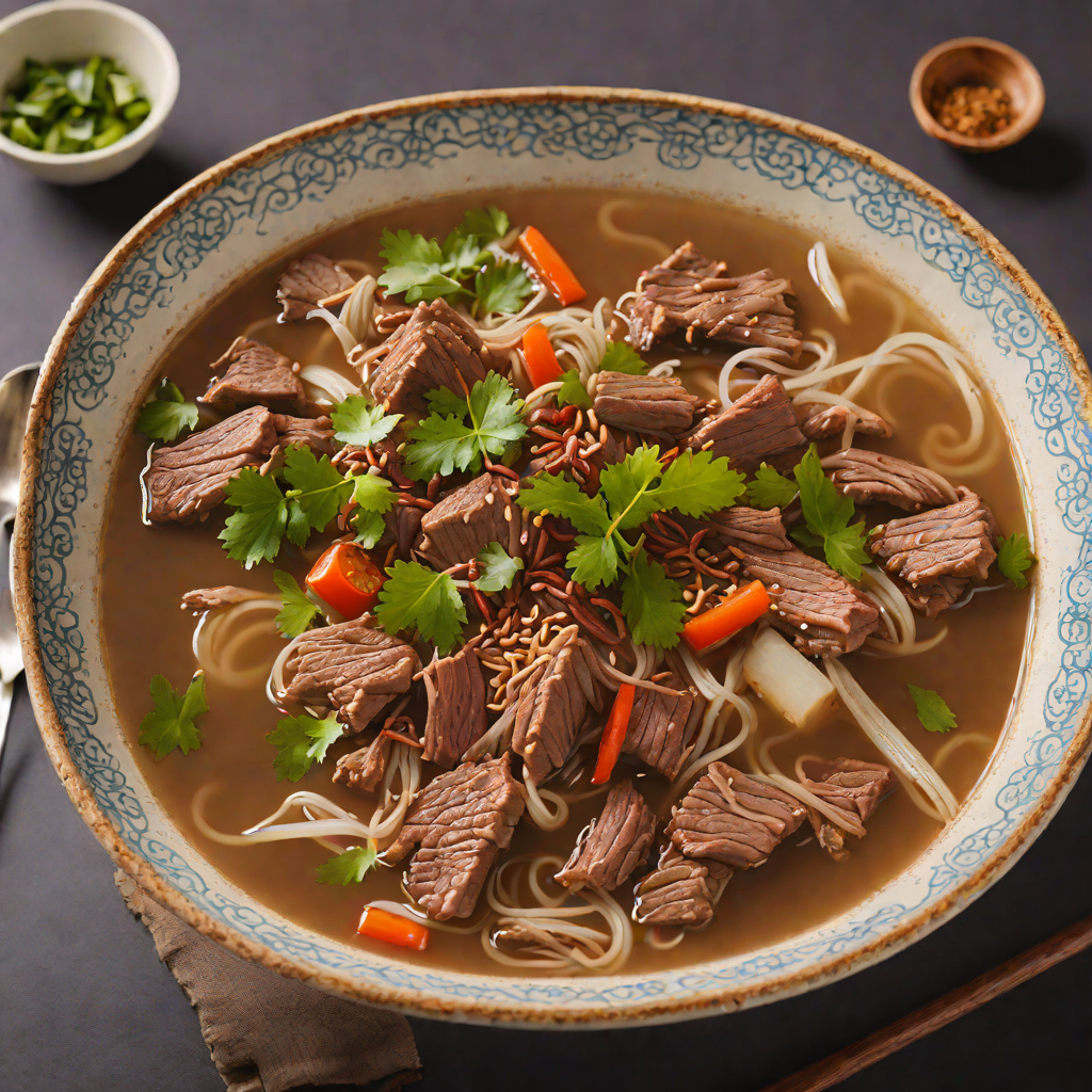 Slow-Simmered Beef Pho with Star Anise and Cloves