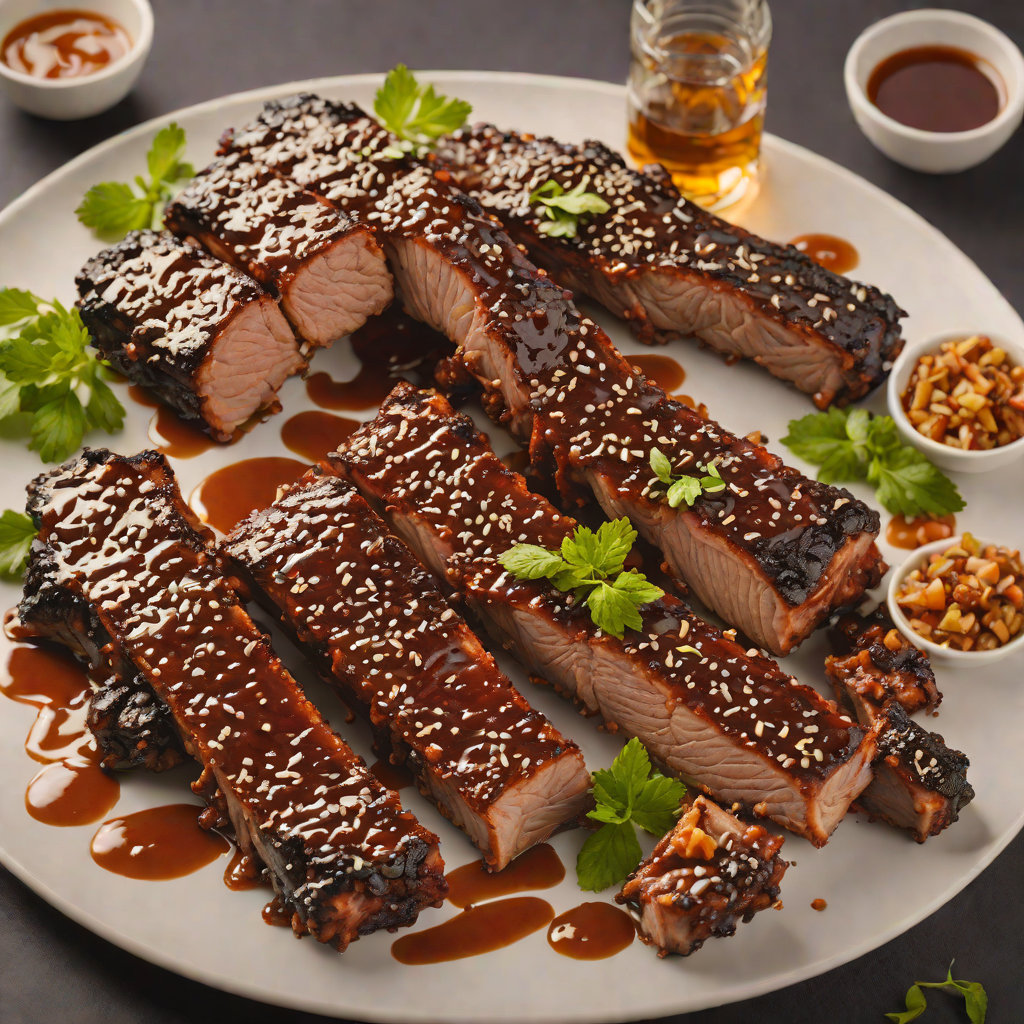Smoked Bourbon-Glazed St. Louis Ribs