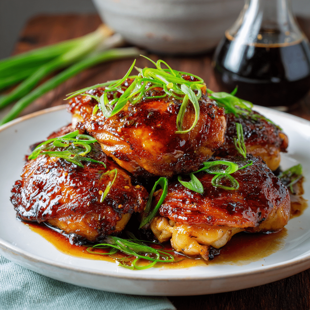 Honey-Garlic Glazed Chicken Thighs