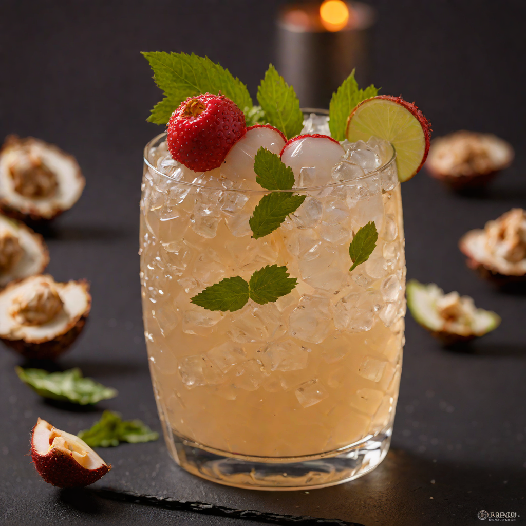 Grilled Spicy Lychee Coconut Highball