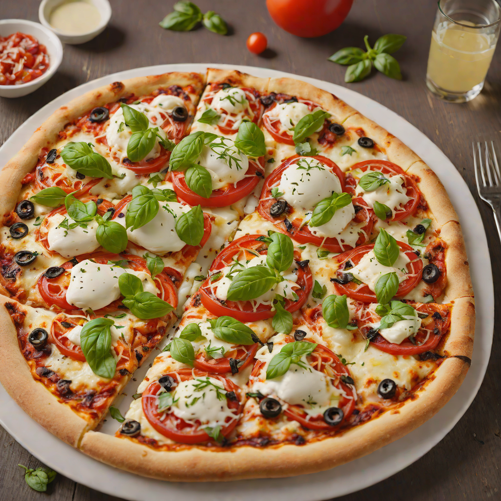 Wood-Fired Tomato and Mozzarella Individual Pizza