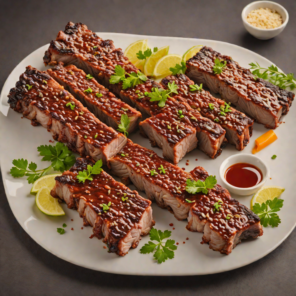 Salt-and-Pepper Smoked Spare Ribs