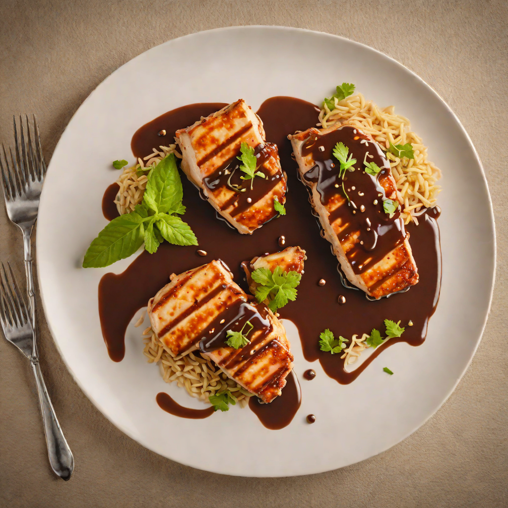 Pan-Seared Chicken with Sweet Chocolate Mole Sauce