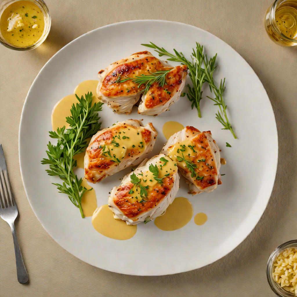 Pan-Seared Chicken with Imbibe Herb-Infused Butter