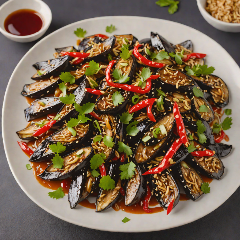 Stir-Fried Cantonese Eggplant with Garlic and Chili