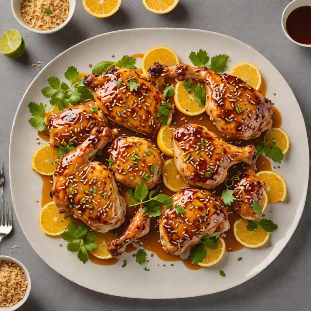 Citrus-Honey Glazed Chicken with Toasted Sesame