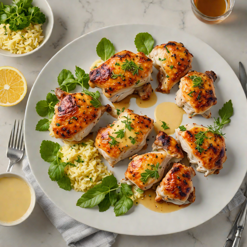 Pan-Roasted Chicken Thighs with Herb Butter