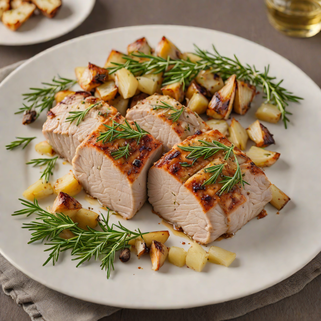 Oven-Roasted Garlic and Rosemary Pork Loin