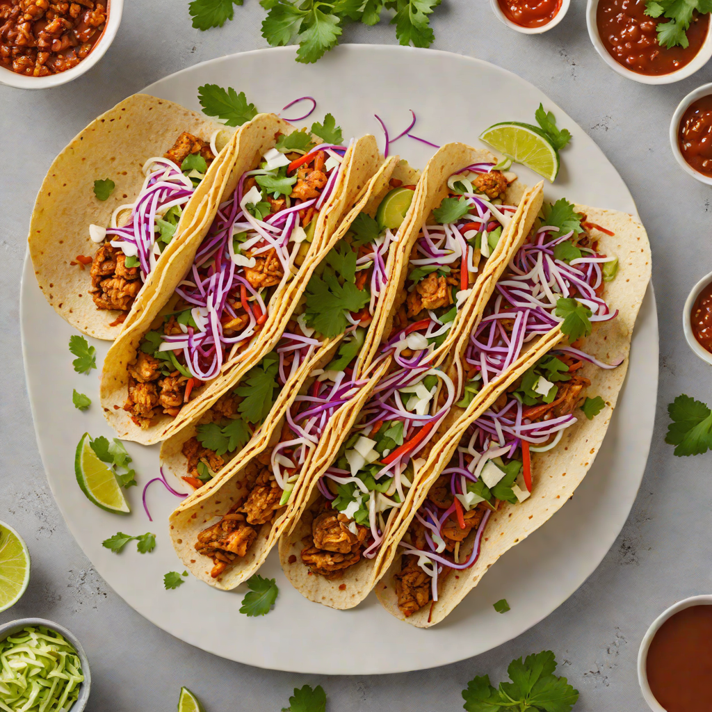 Chili-Spiced Chicken Tacos with Pickled Cabbage Slaw