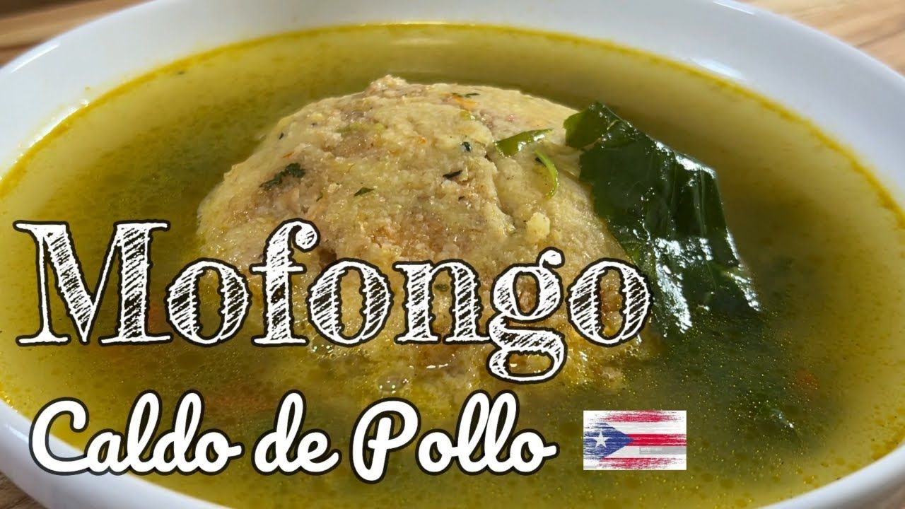 Mofongo de Pollo con Plátano Maduro