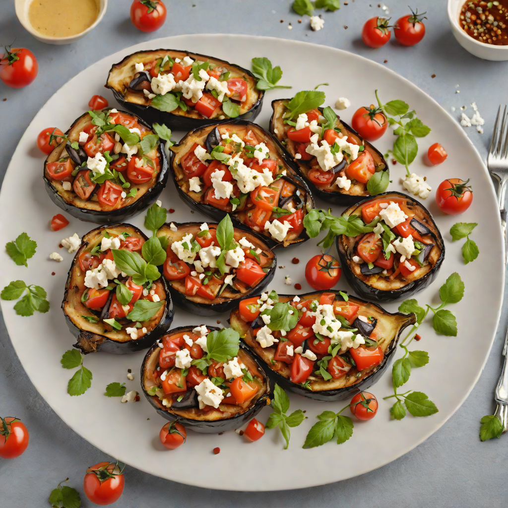 Greek-Style Baked Eggplant with Tomatoes and Feta
