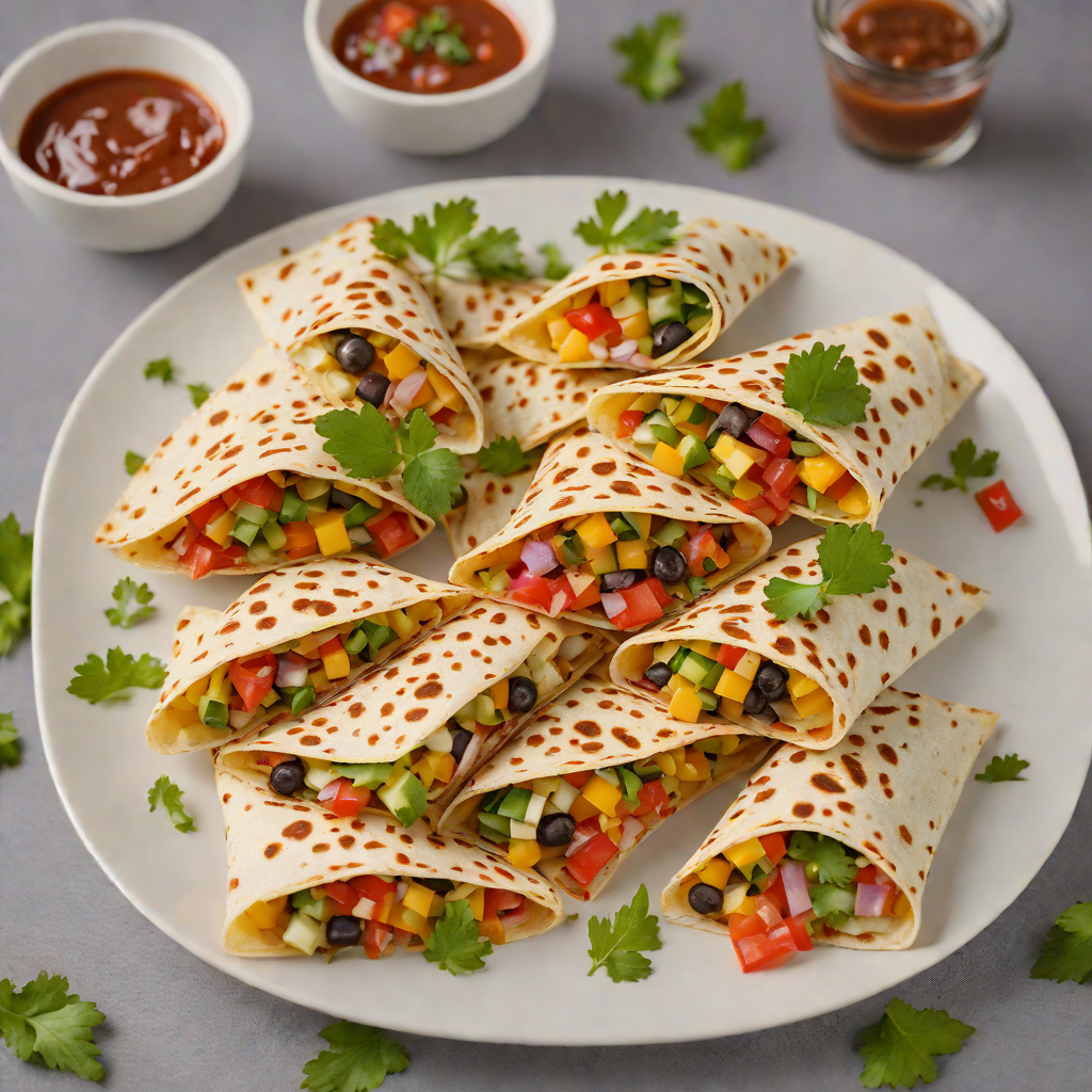 Vegetable-Packed Mini Quesadilla Wraps