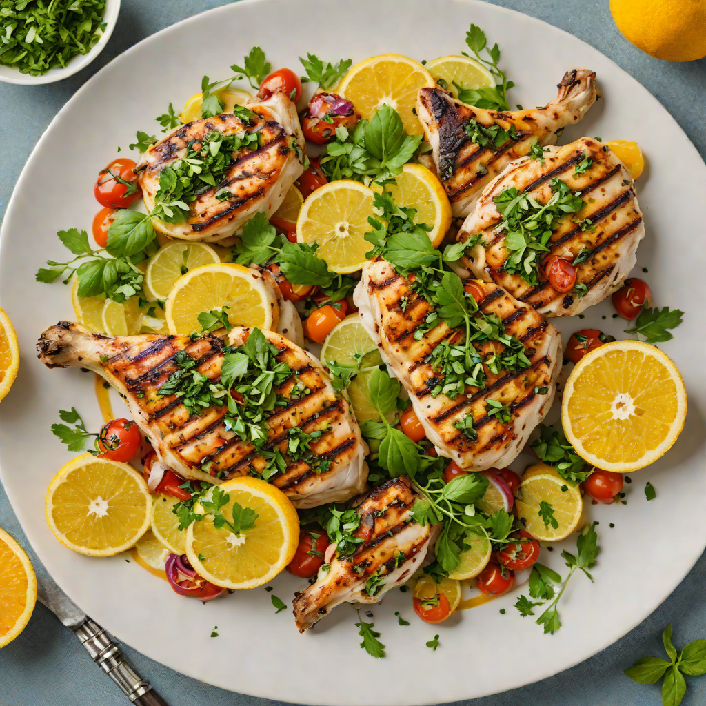 Grilled Citrus-Herb Chicken with Chimichurri