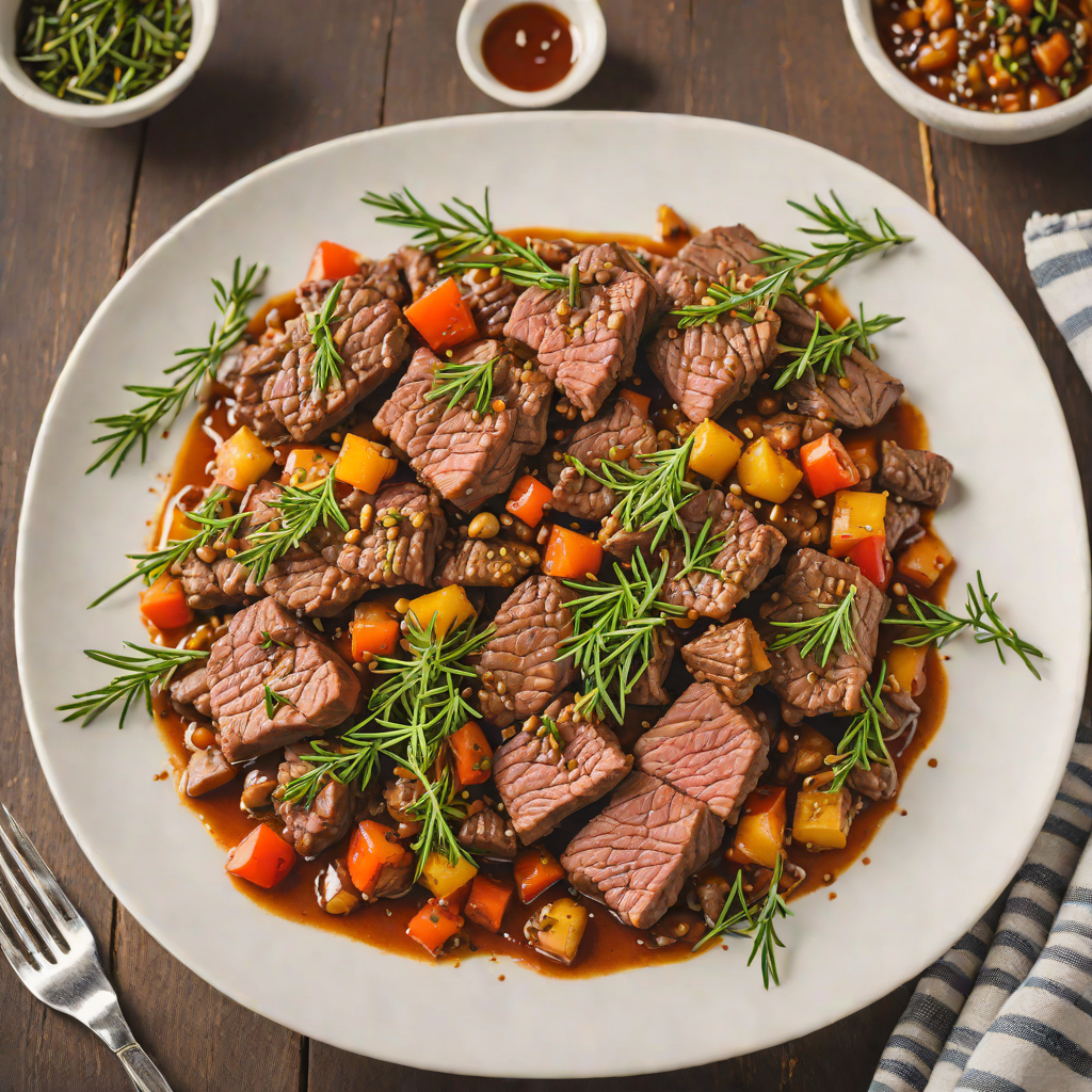 Tibs Sautéed Beef with Rosemary and Berbere