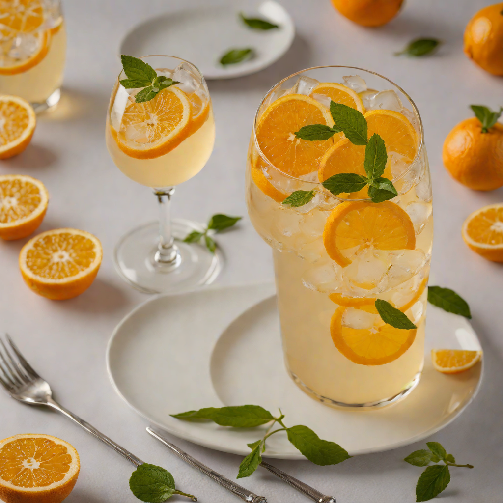 Citrus-Infused Sake Spritz