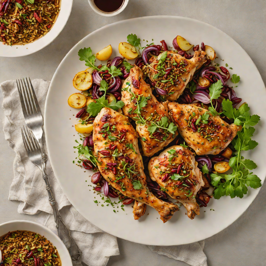Baked Za’atar Chicken with Sumac Onions