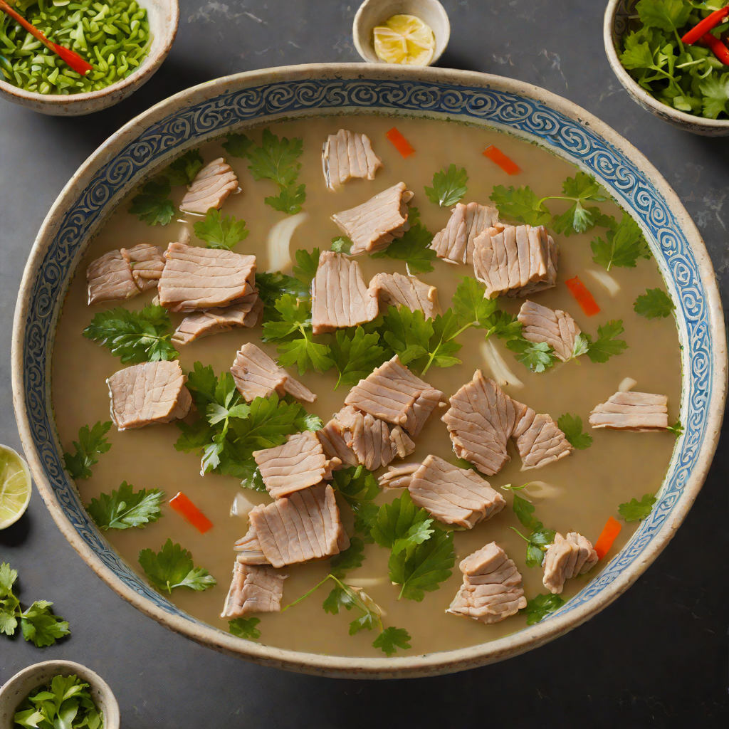 Bitter Leaf Soup with Pork and Herbs