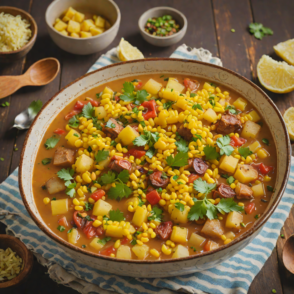 Slow-Simmered Bolivian Corn and Potato Stew