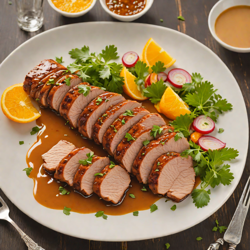 Spiced Brazilian Pork Tenderloin with Orange Glaze