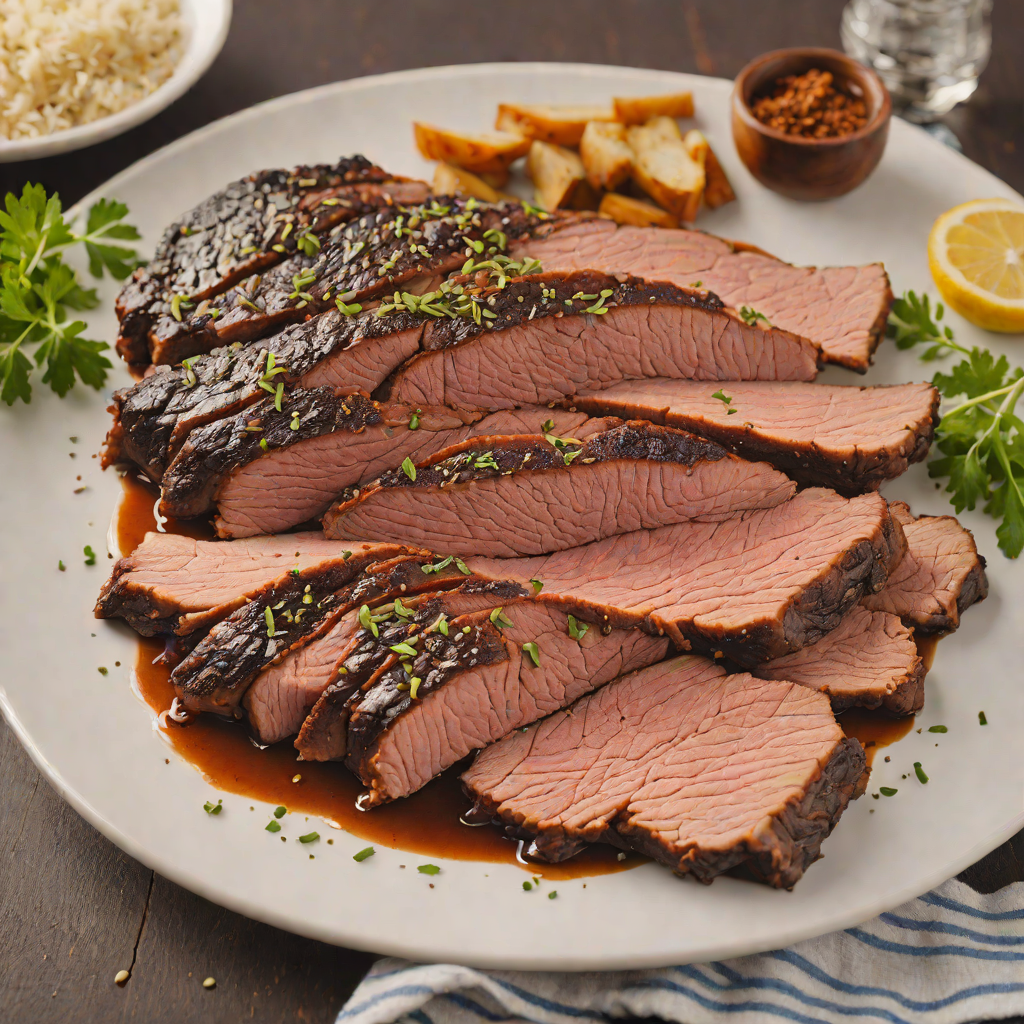 Slow-Smoked Texas Brisket with Simple Salt-Pepper Rub