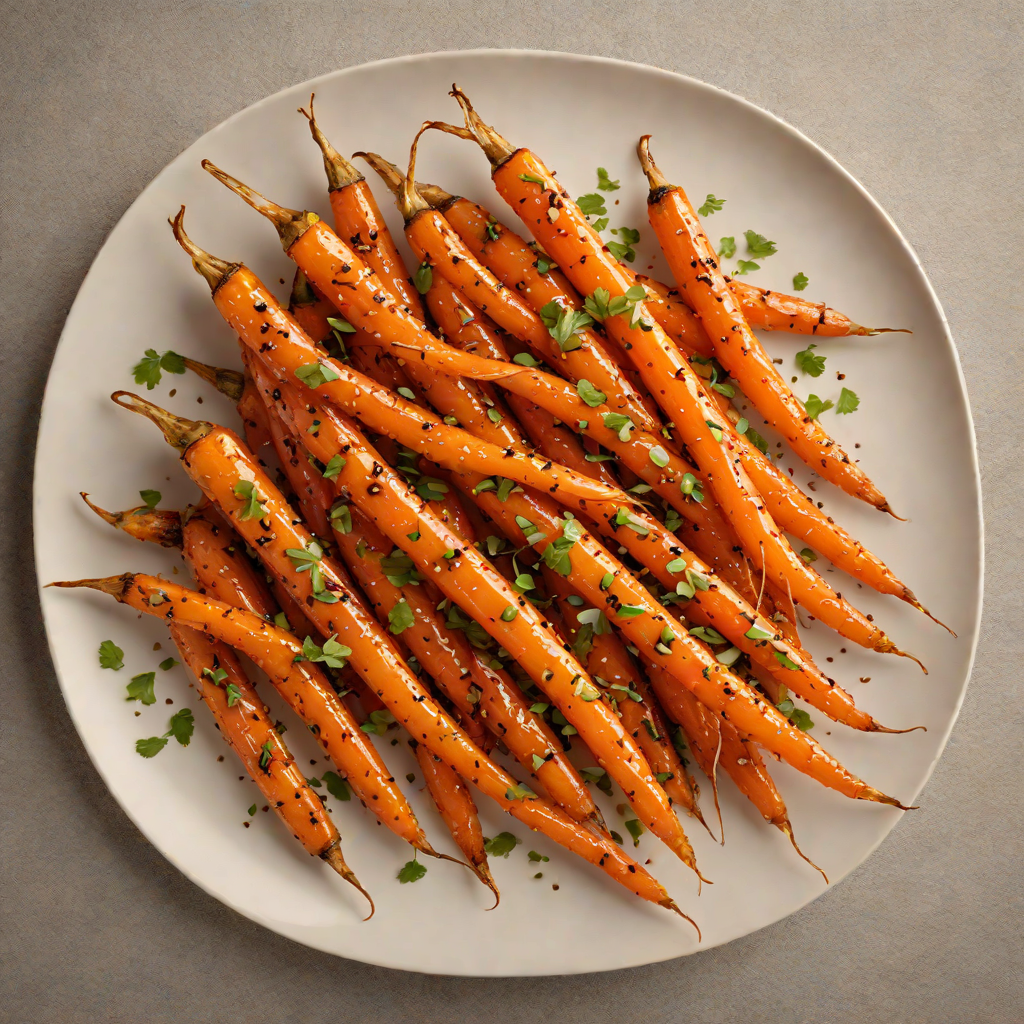 Miso-Glazed Smoked Carrots with Cumin and Brown Sugar