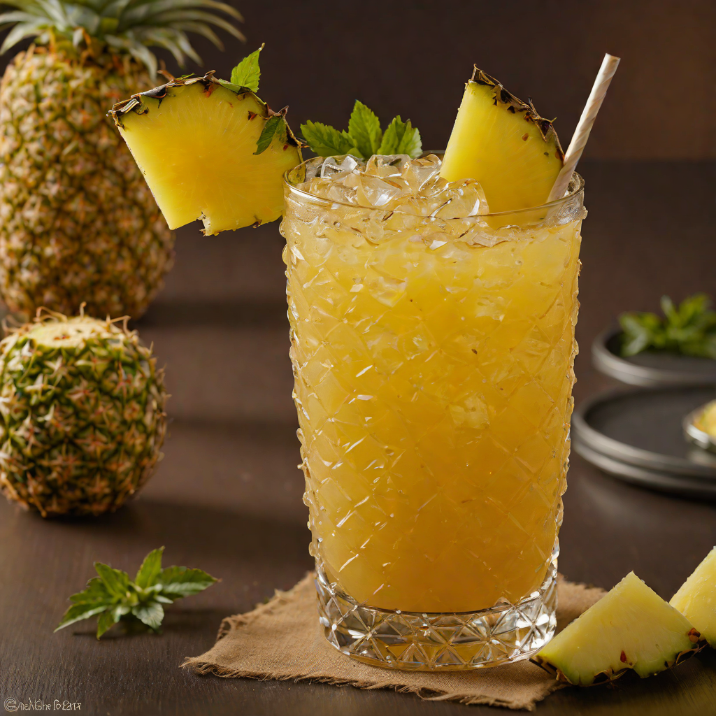 Tiki Bar-Inspired Spiced Pineapple Rum Cocktail