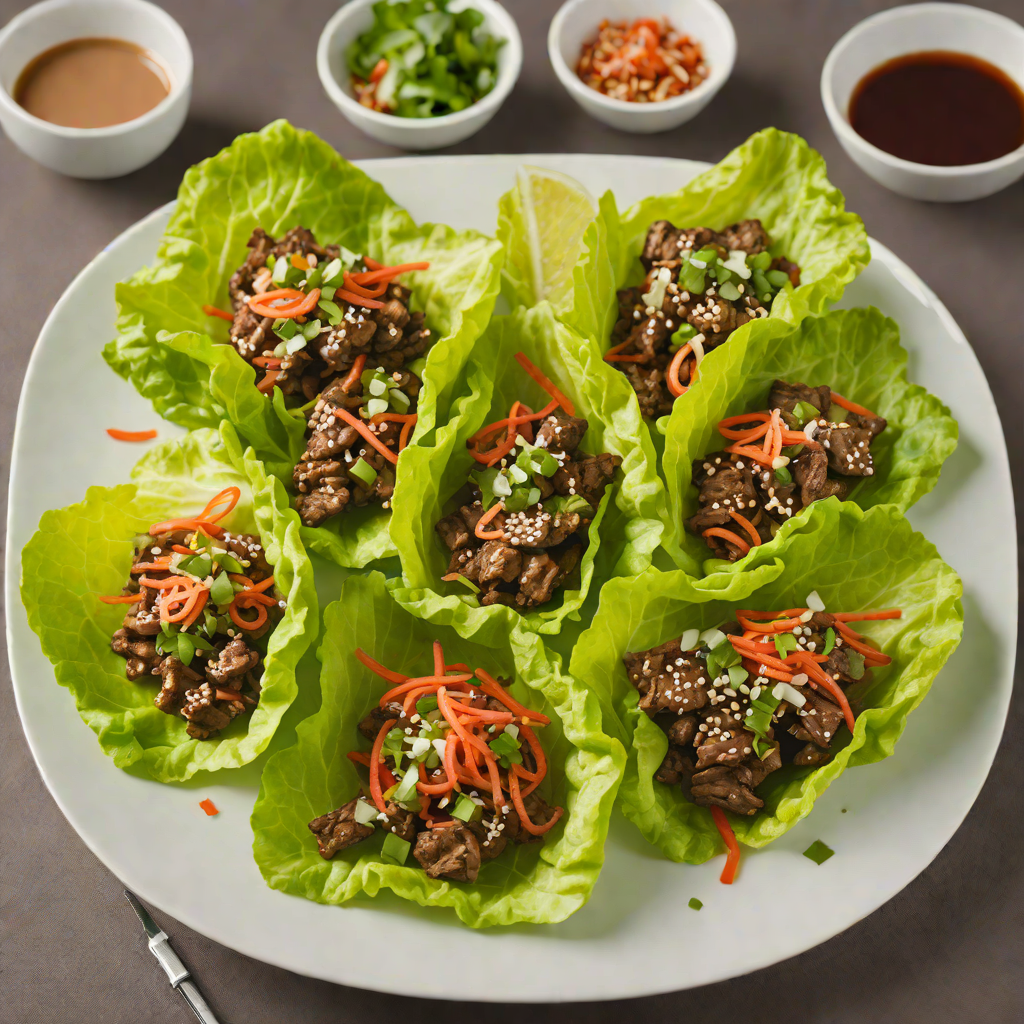 Grilled Korean-Inspired Beef Bulgogi Lettuce Wraps