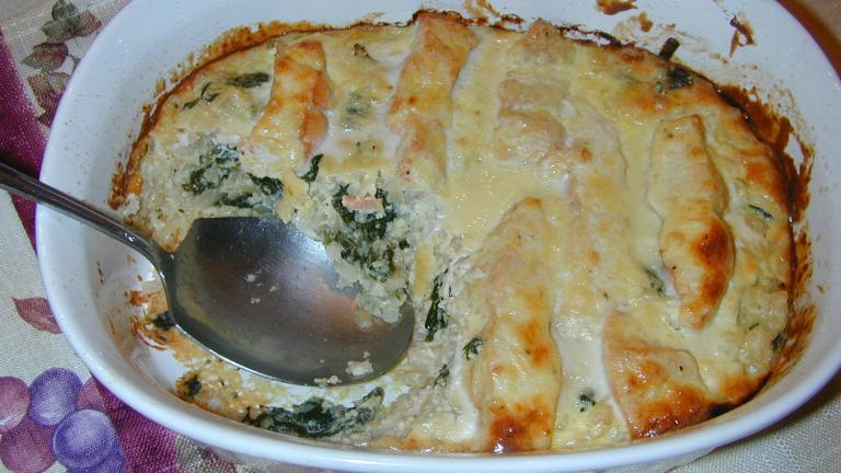 Migraine-Relief Salmon & Spinach Bake