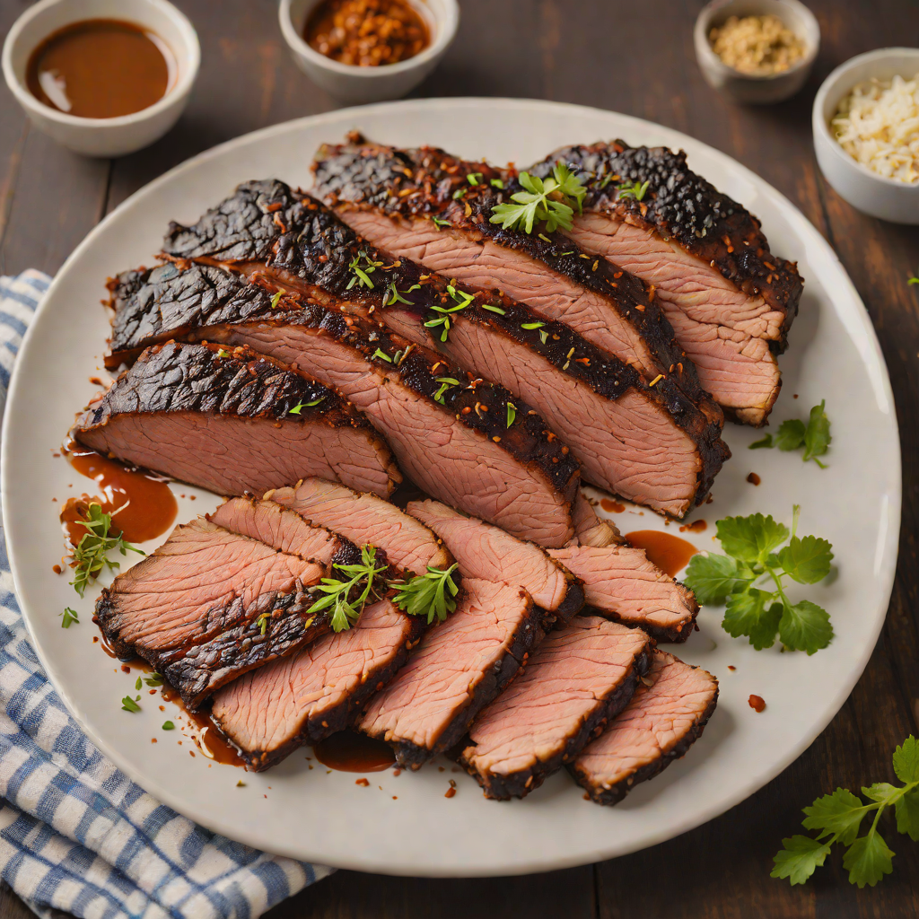 Slow-Smoked Texas Brisket with Simple Dry Rub