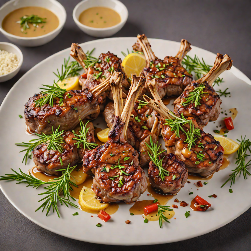 Brazilian-Style Lamb Chops with Garlic and Rosemary