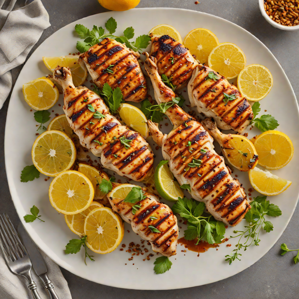 Grilled Citrus-Marinated Chicken with Caribbean Spice Rub