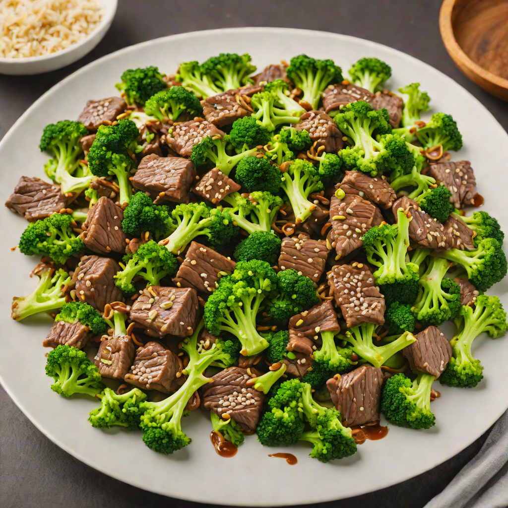 Keto Stir-Fried Beef with Garlic and Broccoli