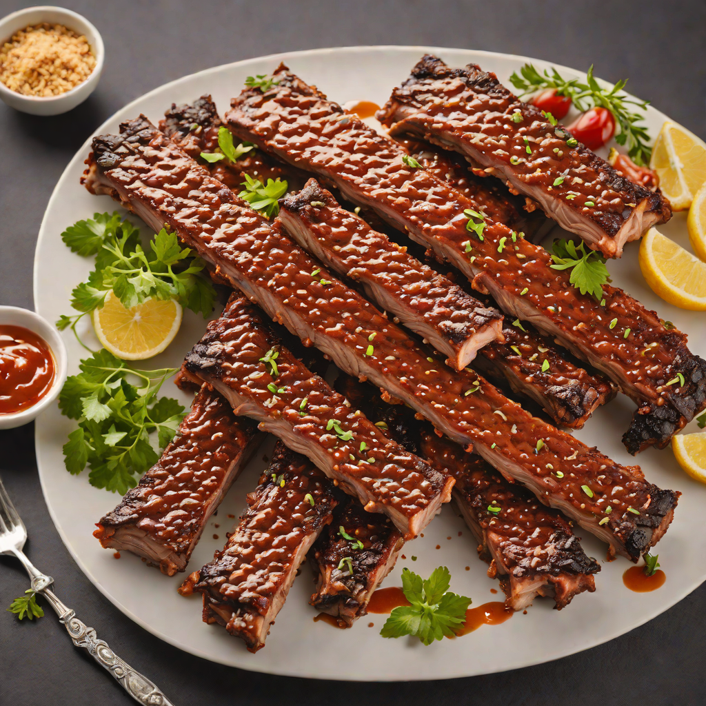 Fast and Hot Smoked Pork Ribs with Spicy Dry Rub