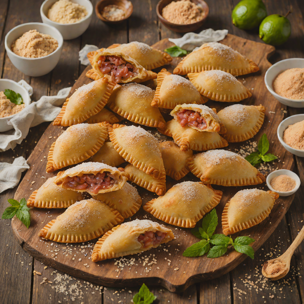 Sweet Guava Empanadas with Cinnamon Sugar Dusting