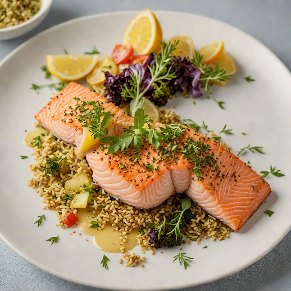 Baked Herb-Crusted Salmon