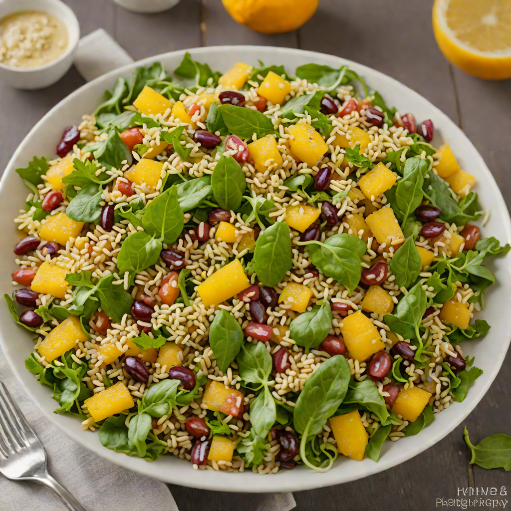 Classic Soybean and Quinoa Salad with Citrus Vinaigrette
