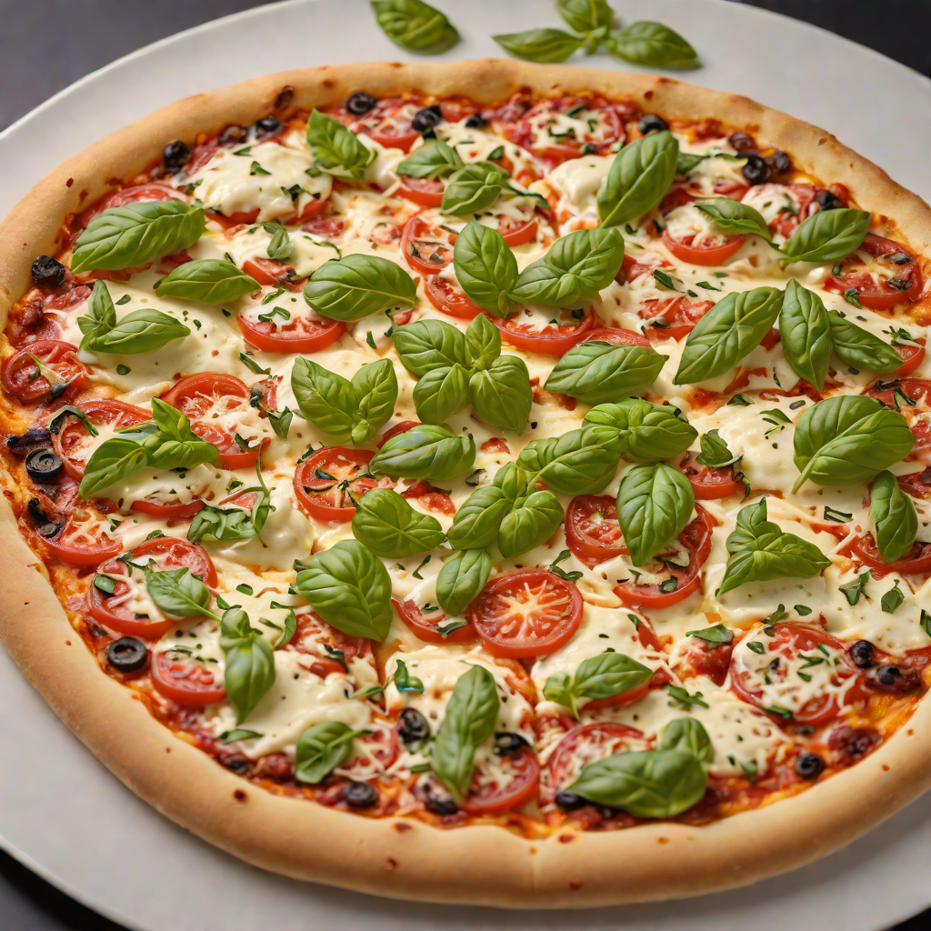 Hand-Tossed Punch-Style Margherita Pizza