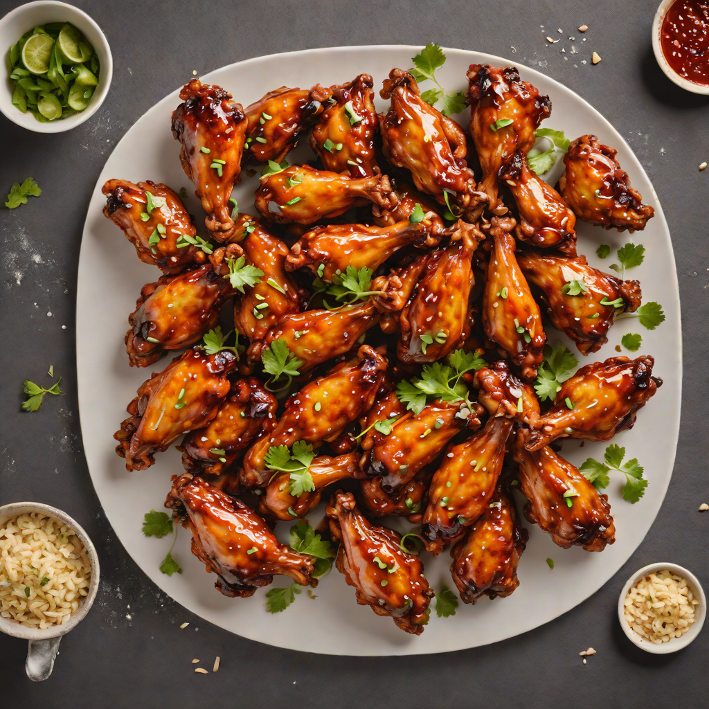 Boxing Marquee-Inspired Spicy BBQ Chicken Wings