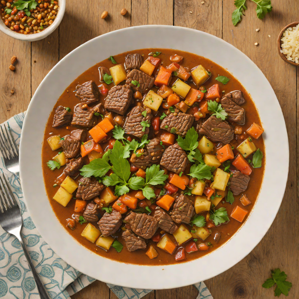 West African-Inspired Spiced Beef and Vegetable Stew
