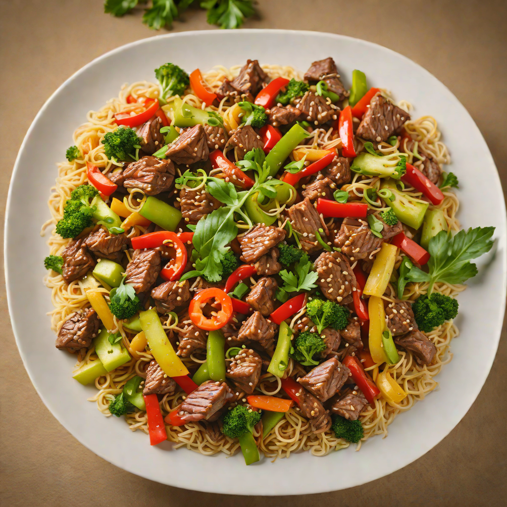 Redmond-Inspired Techno-Spiced Beef Stir Fry