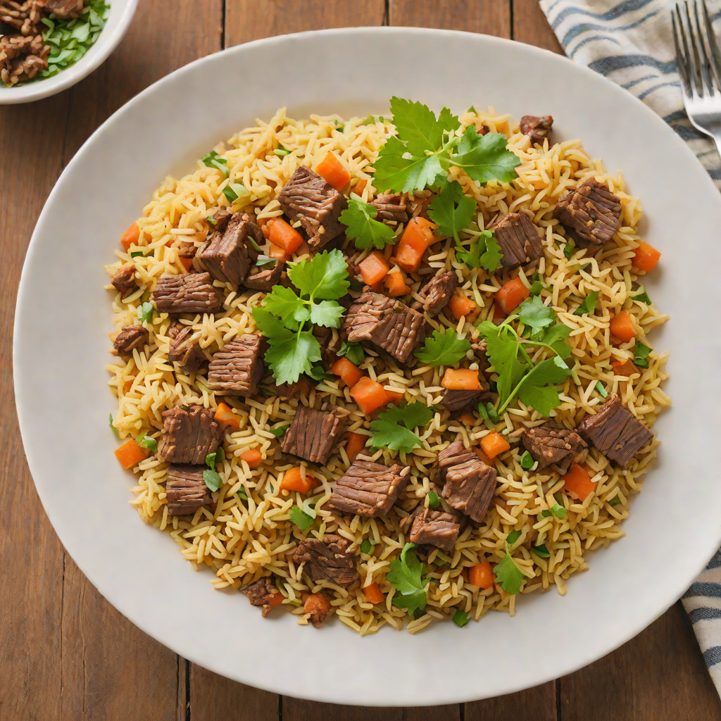 Slow-Simmered Tanzanian Coconut Pilau with Spiced Beef