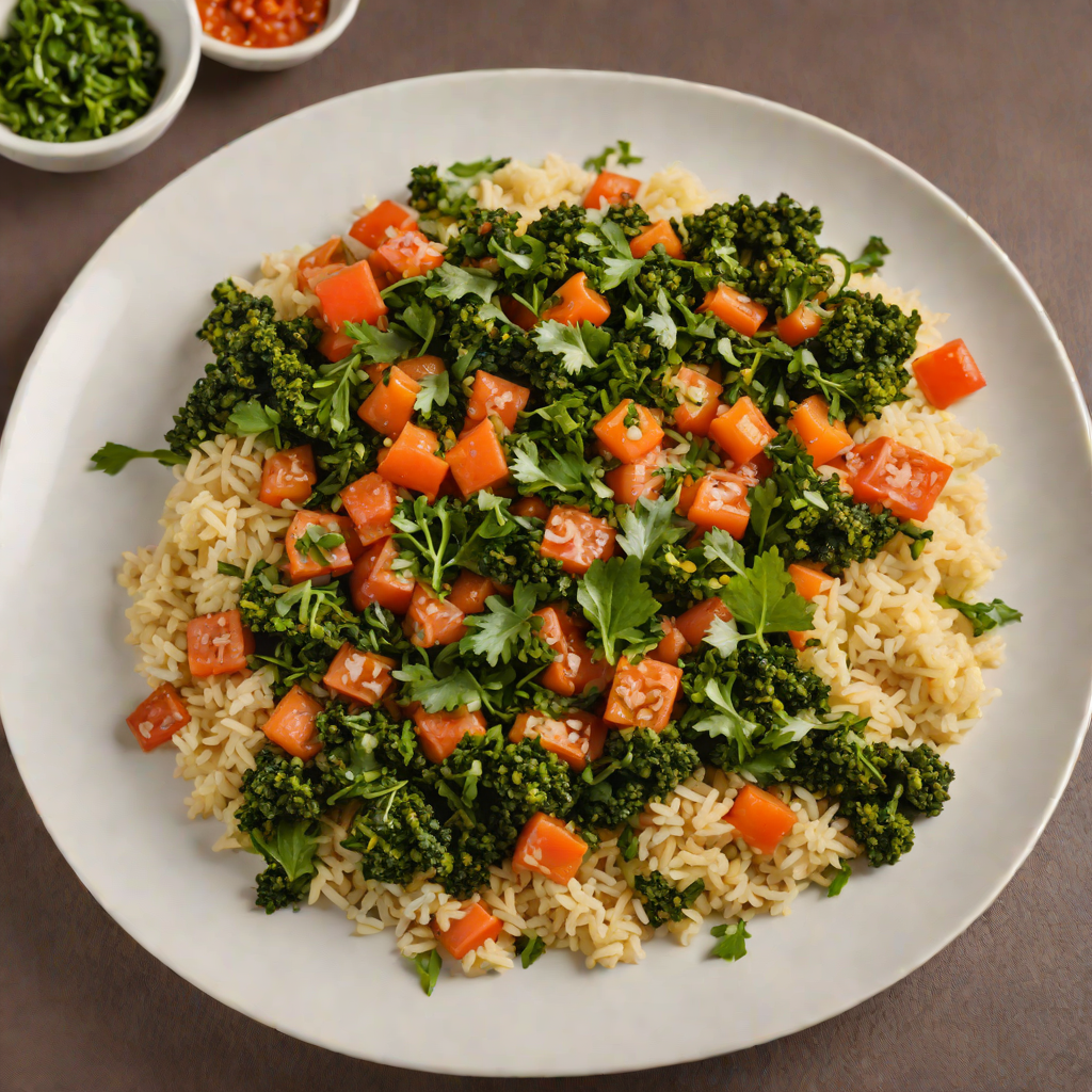 Vegetarian Ugali with Sukuma Wiki and Tomato Stew