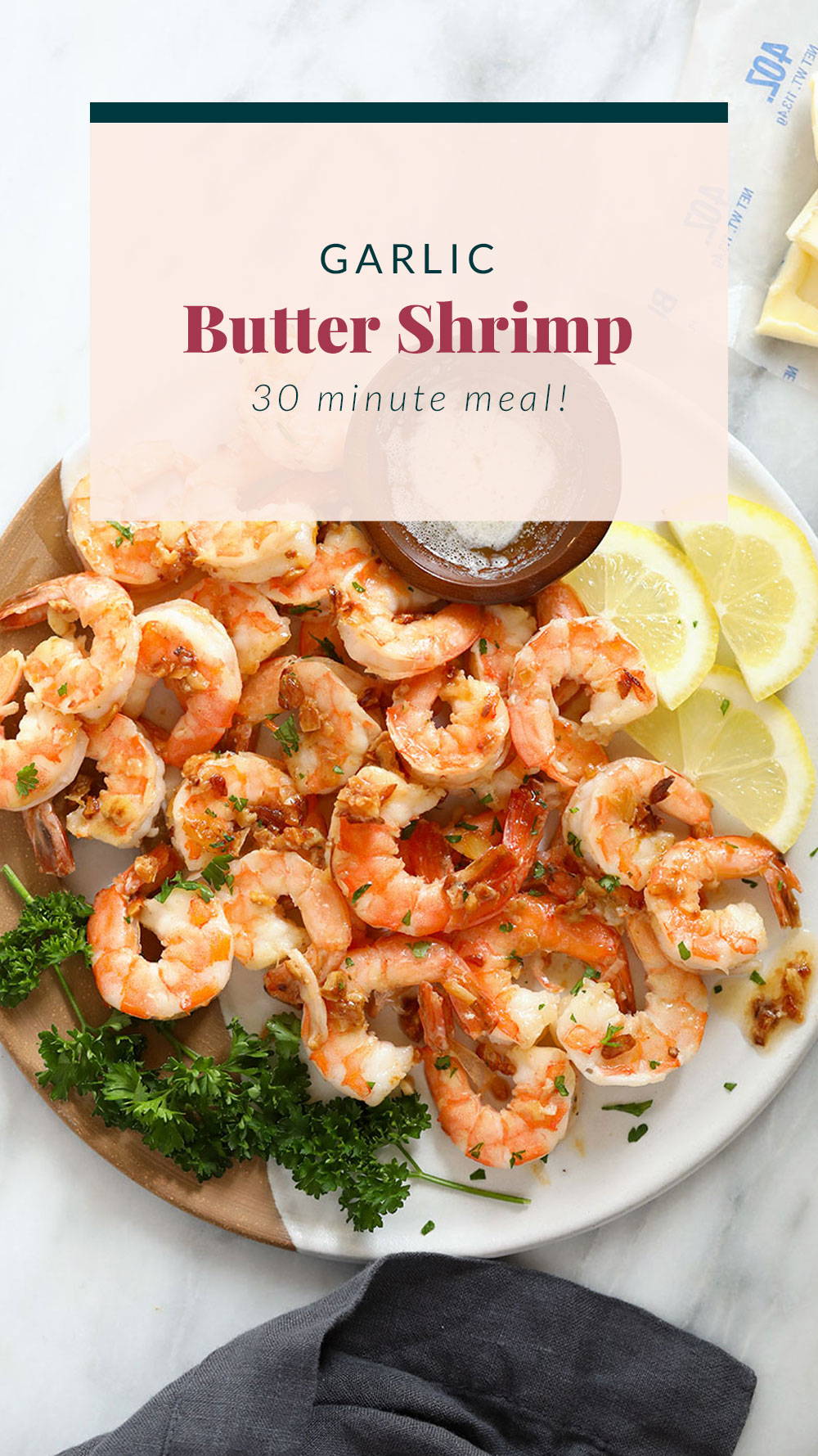 WiFi-Connected Garlic Butter Shrimp