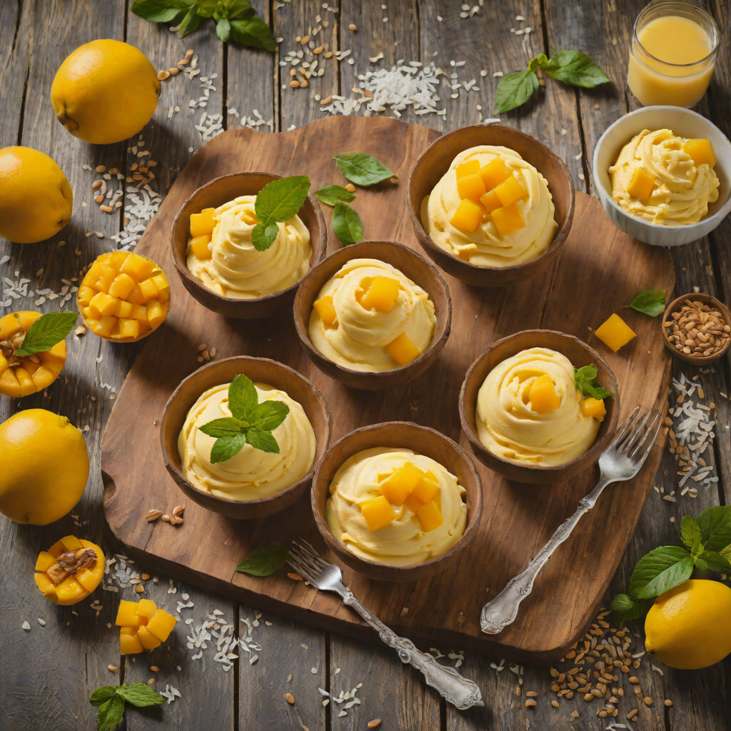 No-Churn Mango Frozen Yogurt