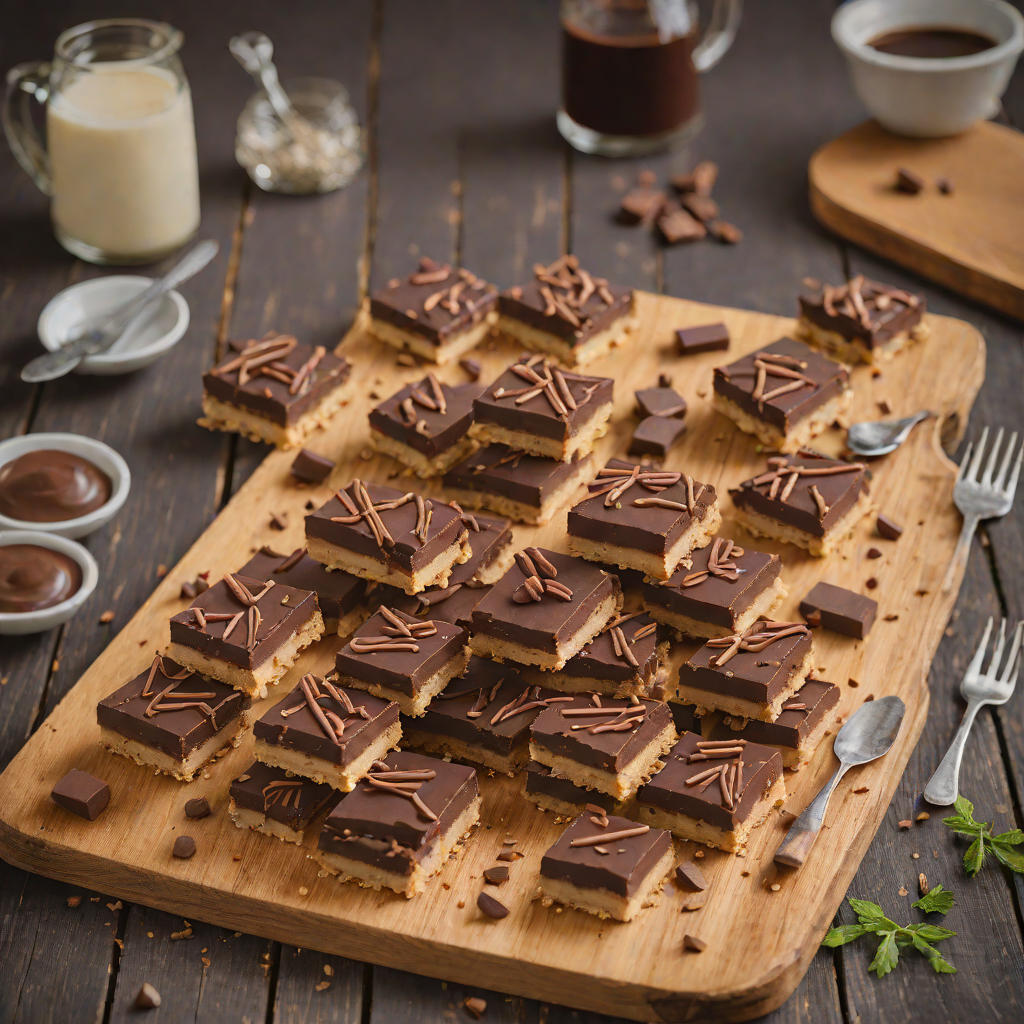 No-Bake Tim Tam Cheesecake Bars with Chocolate Ganache