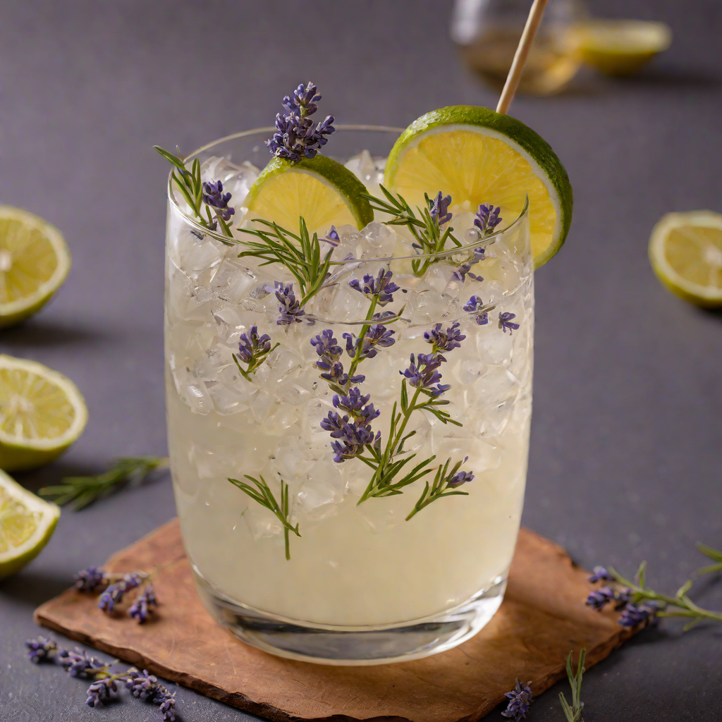 Stirred Gin Lavender Collins